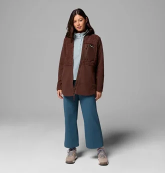 Giacca in pile Columbia Lodge™ Sherpa con zip integrale da donna