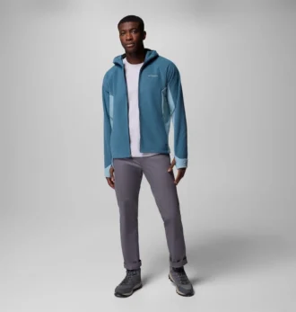 Giacca in pile con cappuccio e zip integrale Arctic Peak™ da uomo