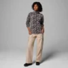 Giacca in pile con stampa Benton Springs™ e zip integrale da donna