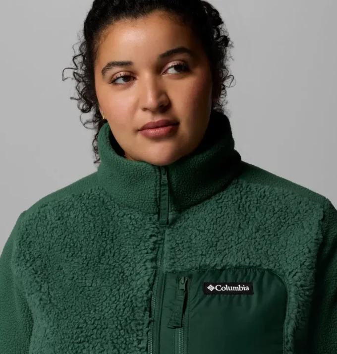 Giacca in pile con zip integrale Columbia Lodge™ Sherpa da donna – Taglie forti Giacca in pile con zip integrale Columbia Lodge™ Sherpa da donna – Taglie forti