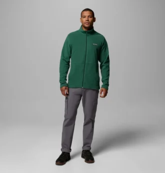 Giacca in pile con zip integrale da uomo Castle Dale™ – Taglia lunga