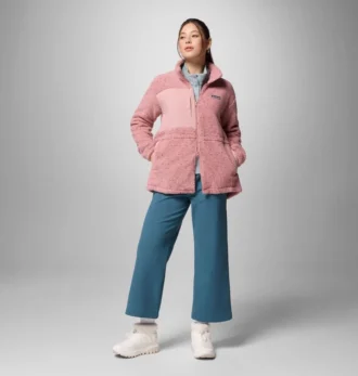Giacca in pile con zip integrale Stellar Path™ da donna