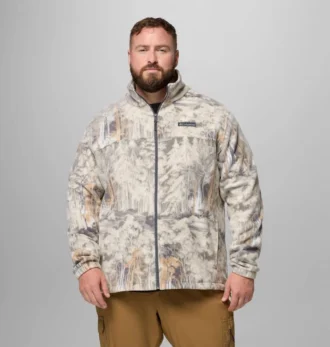 Giacca in pile stampata Steens Mountain™ da uomo – Taglia grande