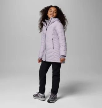 Giacca lunga con cappuccio Heavenly™ II da bambina