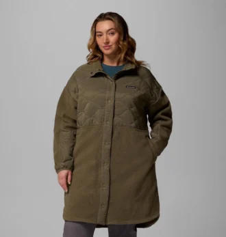 Giacca lunga in pile Cloud Point™ da donna – Taglie forti