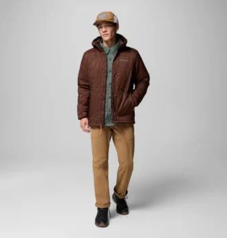 Giacca trapuntata con cappuccio Landroamer™ da uomo