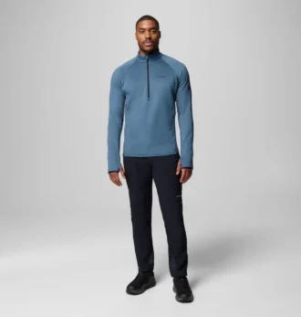 Maglia con mezza zip da uomo Crystal Leaf™ Omni-Heat™ Helix
