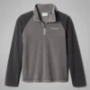 Maglia con zip a un quarto in pile Glacial™ da bambino