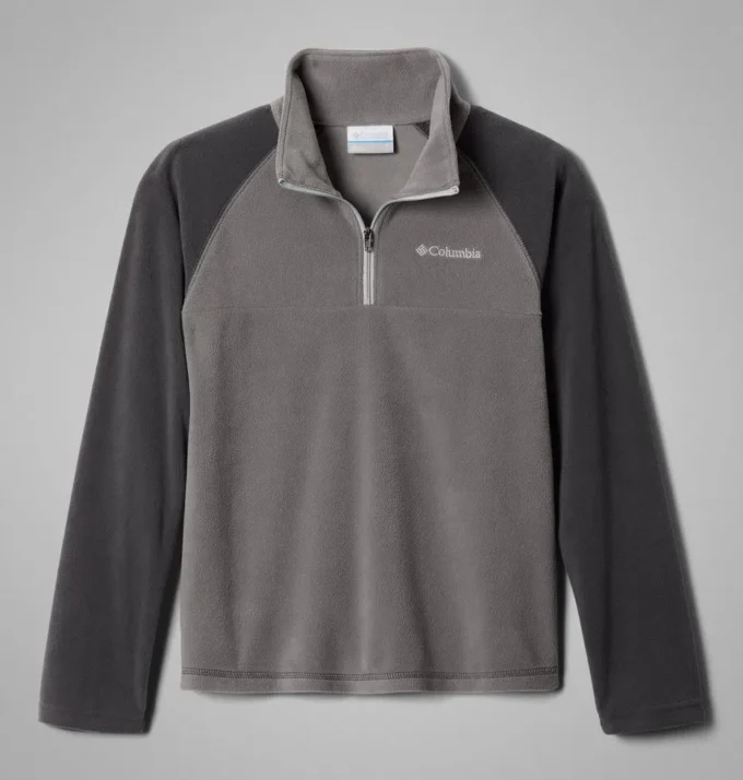 Maglia con zip a un quarto in pile Glacial™ da bambino