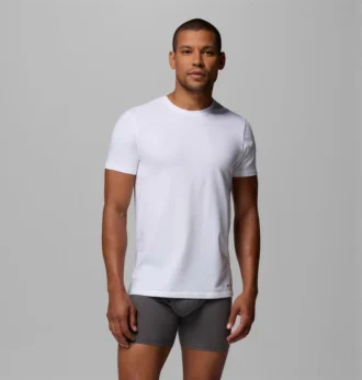 Maglia da uomo in cotone elasticizzato ad alte prestazioni – Confezione da 3
