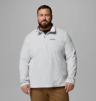 Maglia in pile con mezza zip Lake Aloha™ da uomo – Taglia grande