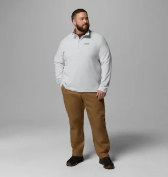 Maglia in pile con mezza zip Lake Aloha™ da uomo – Taglia grande