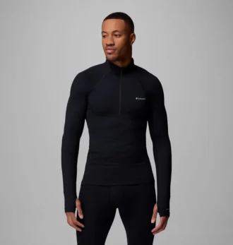 Maglia intima da uomo Omni-Heat™ Midweight con mezza zip