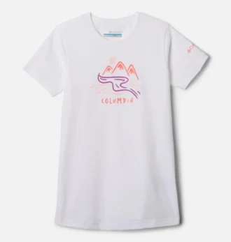 Maglietta a maniche corte con stampa grafica Mission Lake™ da bambina