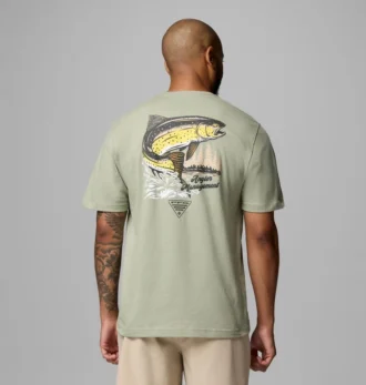 Maglietta a maniche corte da uomo Charlie Trout PFG