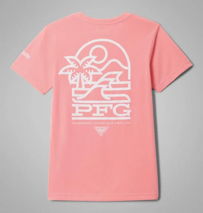 Maglietta a maniche corte PFG™ Palm Waves da bambina Maglietta a maniche corte PFG™ Palm Waves da bambina