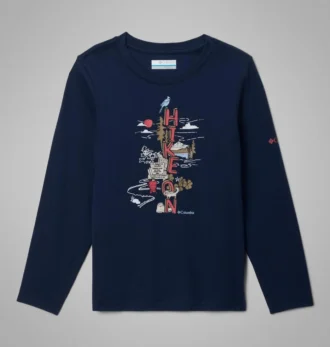 Maglietta a maniche lunghe con stampa grafica Dobson Pass™ per bambino