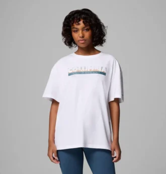 Maglietta oversize con grafica Rolling Bend™ da donna Maglietta oversize con grafica Rolling Bend™ da donna
