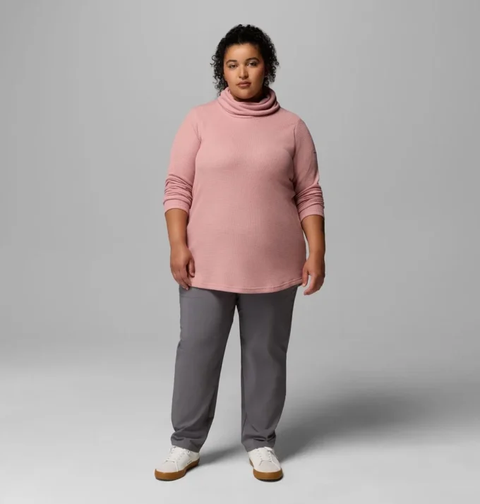 Maglione da donna Holly Hideaway™ con collo a cappuccio e motivo a nido d’ape – Taglie forti Maglione da donna Holly Hideaway™ con collo a cappuccio e motivo a nido d’ape – Taglie forti