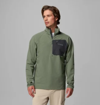 Maglione da uomo Hydroforce™ leggero con mezza zip