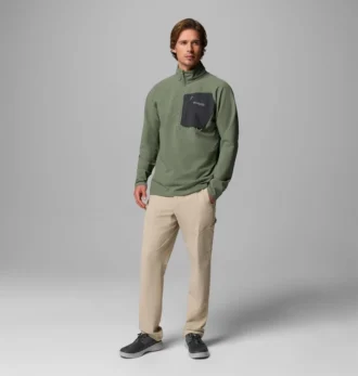 Maglione da uomo Hydroforce™ leggero con mezza zip