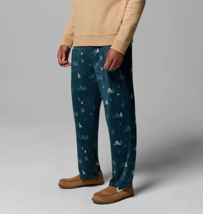 Pantaloni pigiama da uomo in pile Minky