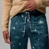 Pantaloni pigiama da uomo in pile Minky