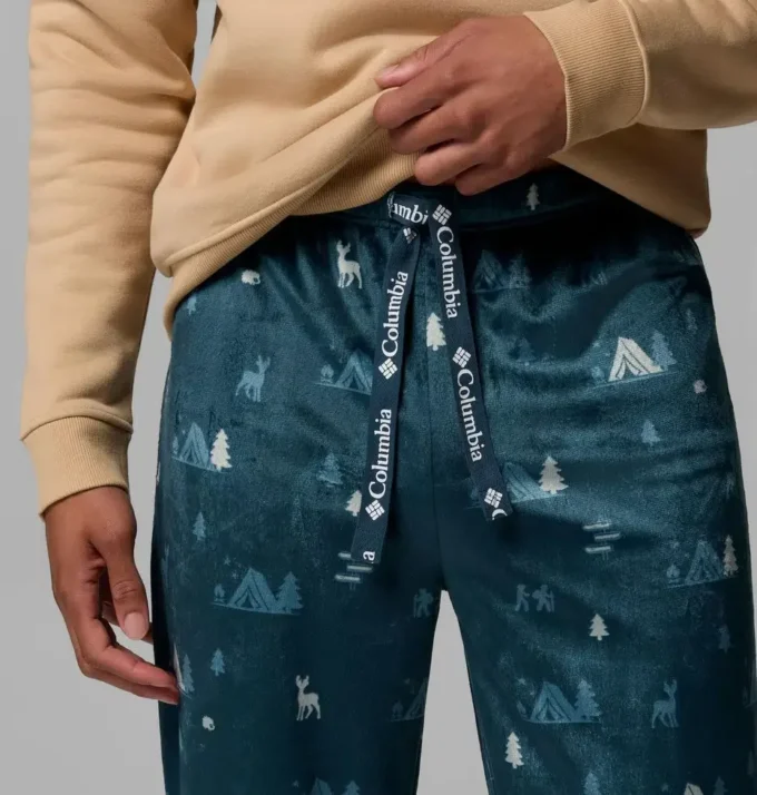 Pantaloni pigiama da uomo in pile Minky