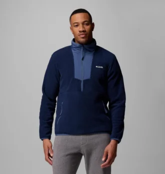Pile da uomo Sequoia Grove™ con mezza zip – Taglia alta