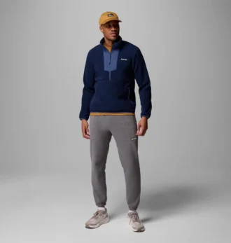 Pile da uomo Sequoia Grove™ con mezza zip – Taglia alta