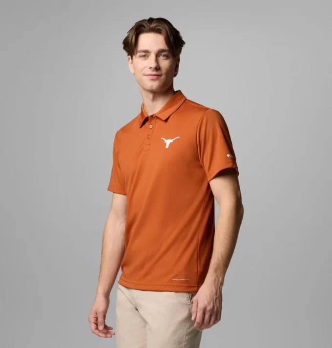 Polo da uomo Collegiate Fair Catch™ – Texas Polo da uomo Collegiate Fair Catch™ – Texas