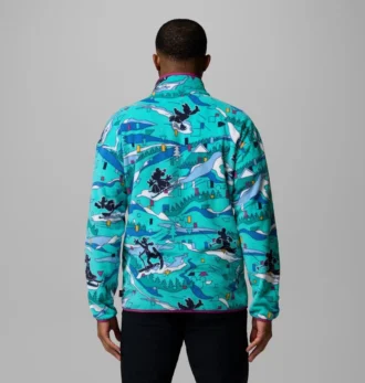 Polo da uomo CSC x Disney con mezza chiusura a scatto